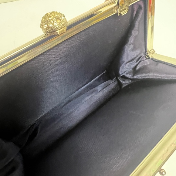 Chic Blush Clutch with Silver Accents - Picture 5 of 7